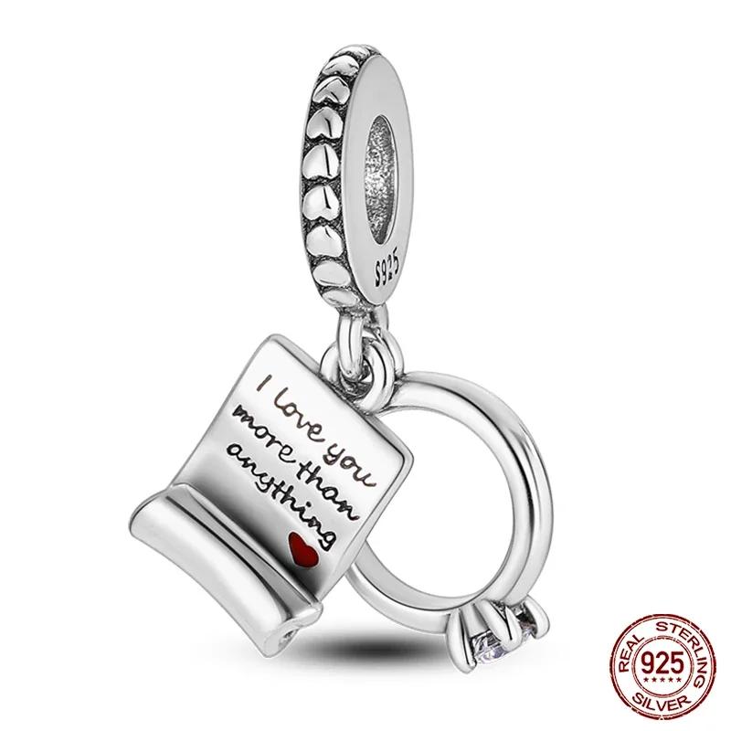 925 Silver Fashion Camera Coffee Cup Flower Charms Beads Fit 925 Original Bracelet DIY Birthday Jewelry Making for Women