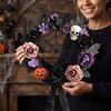 Artificial Halloween Wreath with Dark and Design for Home Decor
