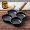 ZISIZ Cast Iron Egg Frying Pan Set