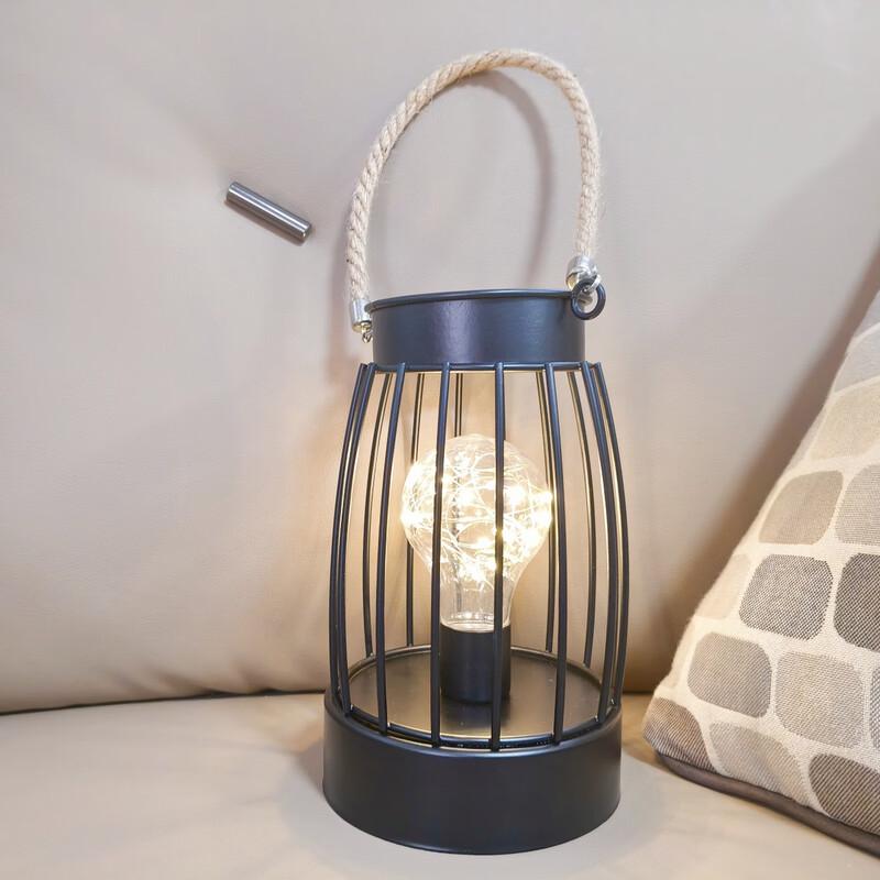 Rechargeable LED Hemp Rope Ambient Lantern