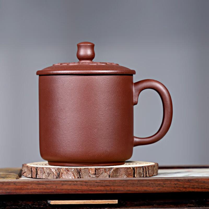 Cup, Pure Handmade Original Ore Purple Clay Auspicious Cloud Cup, Kung Fu Tea Set, Men's Office Tea Brewing Water Cup