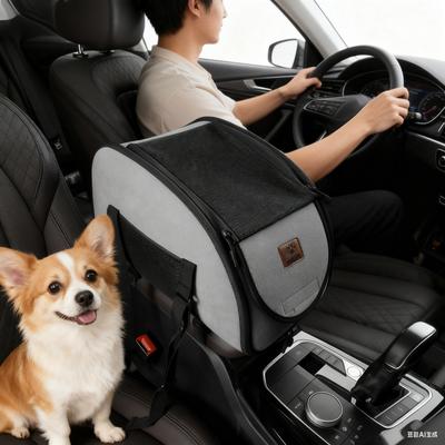 Sedile Auto di Sicurezza per Cani Piccoli Medi Gatti Rialzo per Auto con Cintura di Sicurezza Fino a 5kg Lavabile Sedili per Cani Trasportino per Animali Domestici