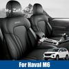For Haval M6 2023 2024 2025 Car Leather Seat Covers Full Covered with Front and Rear Full Set Seat Cushions Custom Accessories