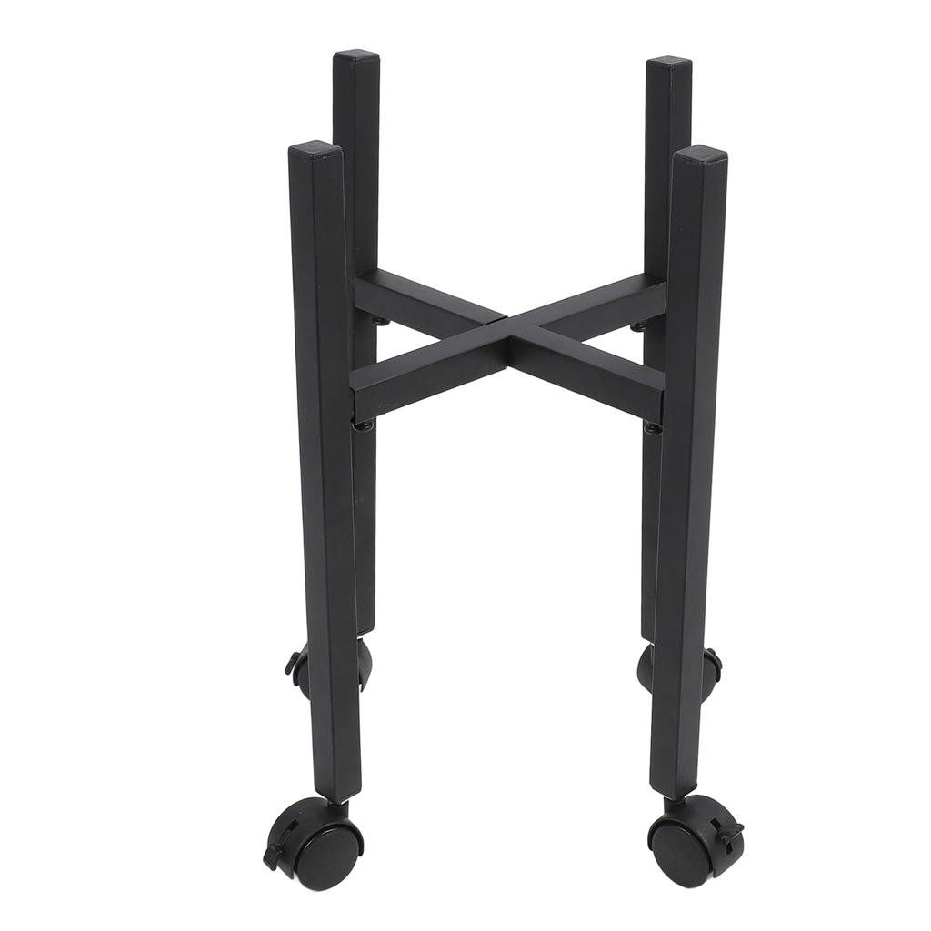 Suporte de Metal para Plantas Ajustável Removível Moderno Suporte para Vaso de Plantas com Rodas para Jardim Pátio