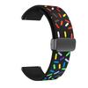 Magnetic folding buckle Sports Band For Amazfit Cheetah Pro / Round Skin-Friendly Soft Silicone Strap For  Amazfit GTR GTS Bip
