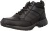 Moonstar SPLT WM81 Waterproof Sneakers with Wide Size 4E Men's Non-Slip Sole, Zipper, Black, 25.5 Cm,