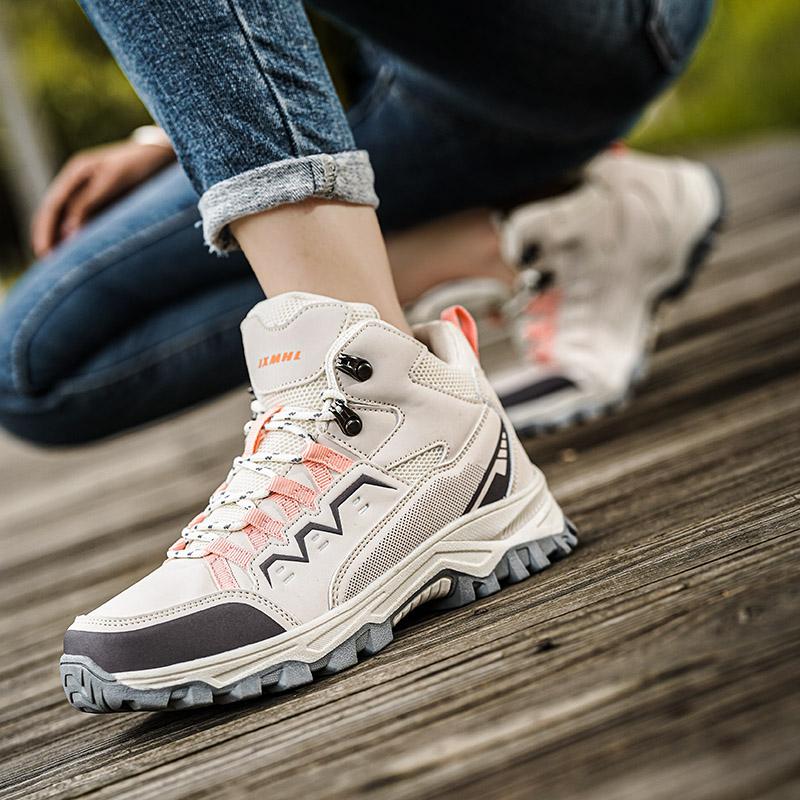 Breathable Hiking Shoes Men Women Outdoor Sports Shoes Wear-resistant Trekking Climbing Shoes Anti-collision