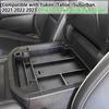 Car Interior Accessories for 2024    GMC Yukon Chevy Tahoe Suburban Central Console Organizer Armrest Storage Box