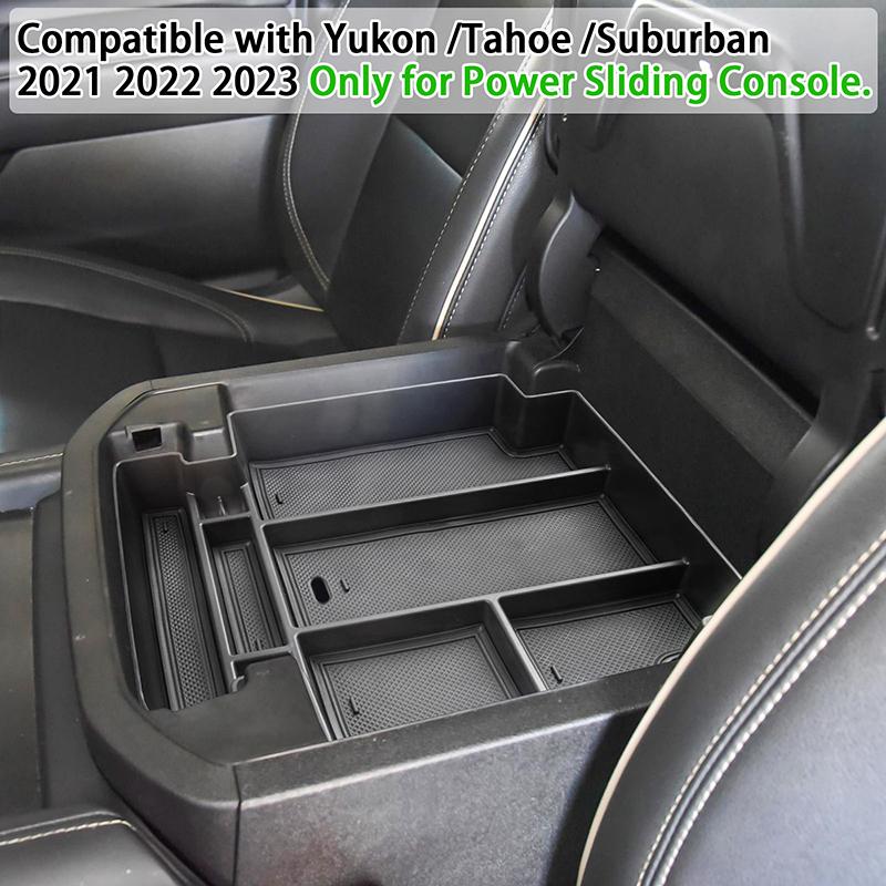 Car Interior Accessories for 2024    GMC Yukon Chevy Tahoe Suburban Central Console Organizer Armrest Storage Box