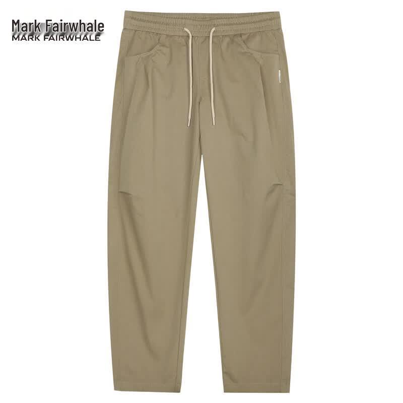 

Mark Fairwhale Men s Thin Relaxed Fit Curved Leg Straight Casual Pants L