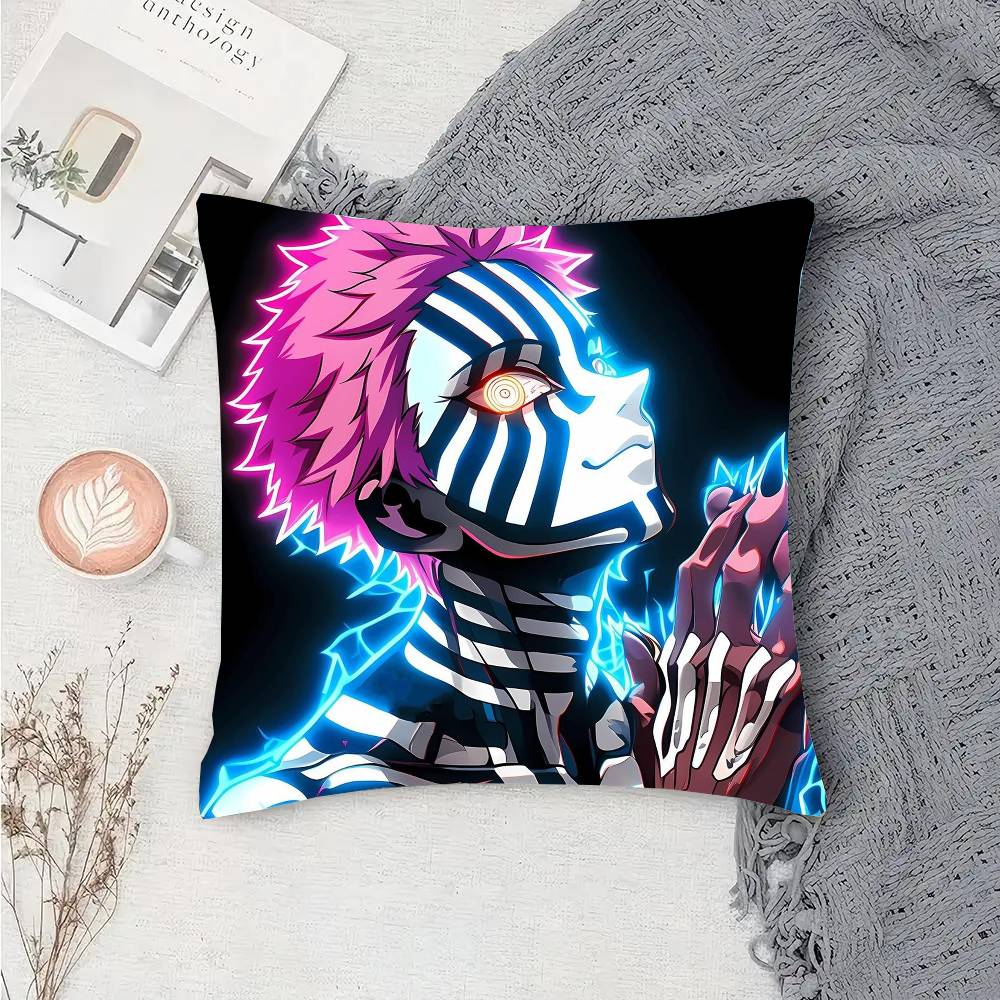 Akaza Anime Demon Slayer Kissenbezug Sofakissenbezug Zimmer Heimdekoration