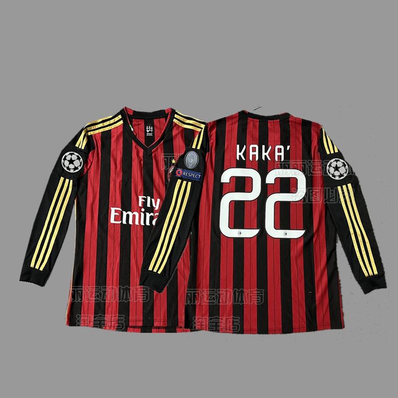Vintage Futbol Forması Uzun Kollu Klasik Milli Takım Gömleği Beckham Zidane C Ronaldo Retro Futbol Üstü