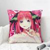 Anime Character Nino Nakano Cushion Cover Natural Linen Pillowcase Set AllinOne Decor for Sofa Bedroom  Chair