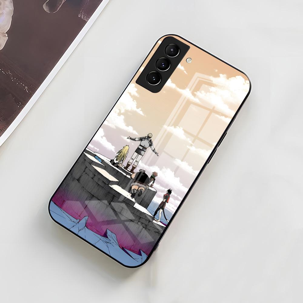 D-DungeonM- Meshi Phone Case For Samsung A56 A36 A26 A16 A15 A25 A35 A55 A14 A34 A24 A54 Glass Case