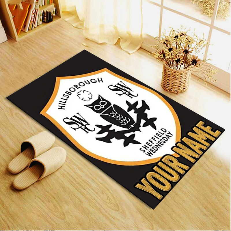 Custom Name Sheffield Wednesday Carpet Rug for Living Room Bedroom Home Sofa Decoration,Kids Play Non-slip Floor Mat