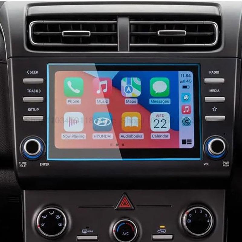 Tempered Glass Screen Protector For Hyundai creta Car Infotainment GPS Radio Navigation Interior Accessories 8 inch