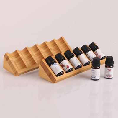 Organizzatore di oli essenziali dal design triangolare stabile per 6 bottiglie di olio Scaffali per scaffali di stoccaggio estensibili per supporti di oli essenziali