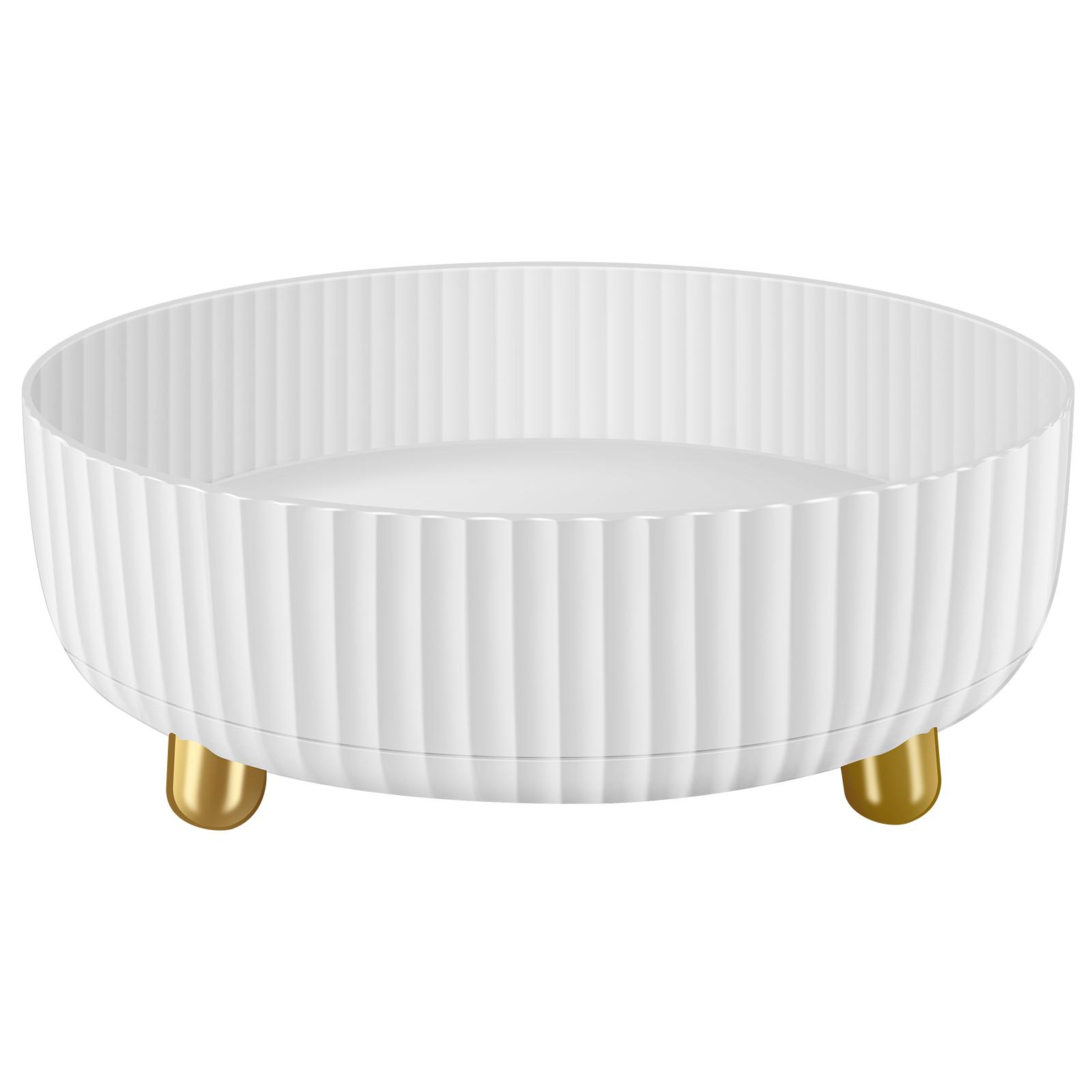 

Органайзер для косметики и духов Lazy Susan с большой емкостью, поворотный столик, многоразовый держатель для приправ, вращающийся на 360°, нескользящий держатель Lazy Susan