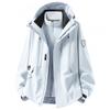 Womens 3-in-1 Waterproof Windproof Outdoor Jacket With Removable Fleece Liner Hiking Camping Travel Winter