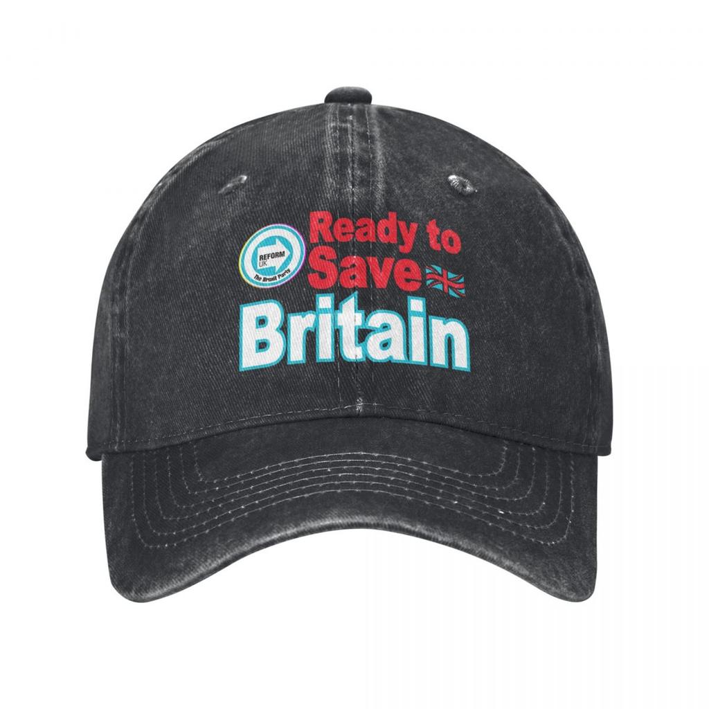 Make Britain Great Again Basebollkeps Retro Sliten Bomull Reformera Storbritannien Solkeps Herr Dam Utomhus Sommar Justerbara Kepsar Hatt