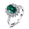 JewelryPalace Prinzessin Diana Kreierter Blauer Saphir 925 Silber Verlobungsring Rubin Natürlicher Amethyst Citrin Blauer Topas