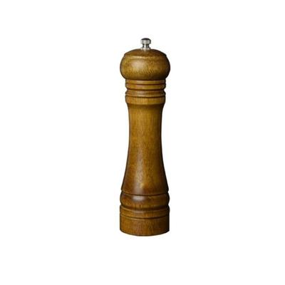 1 Pcs 8" 10" Salt and Pepper Mill Solid Wood Pepper Mill with Strong Adjustable Ceramic Grinder Kitchen Cooking BBQ Tools Set.