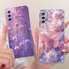 For Samsung Galaxy M52 5G Case SM-M526B Colorful Flowers Butterfly Painted Cover Soft Silicone Case For Samsung M52 M 52 5G Bags