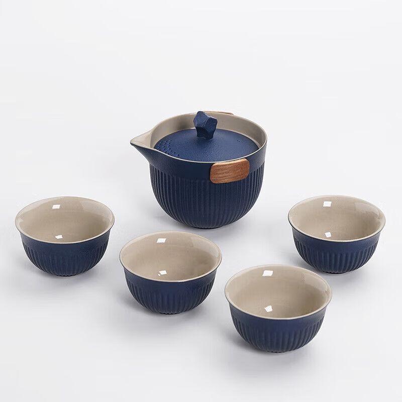 Qianyu Coarse Pottery Hand-Grip Teaware