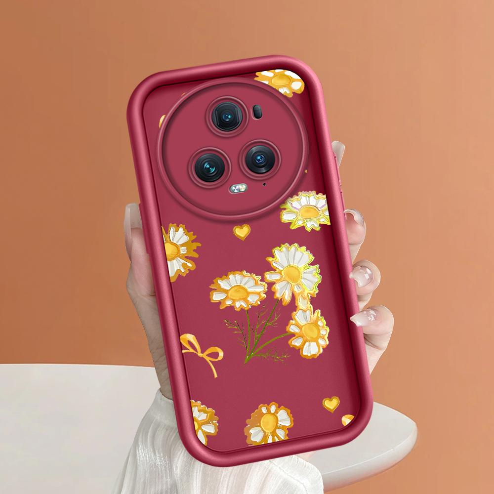 Soft Silicone Square Ladder Printing Pattern Phone Casing Full Cover Camera Shockproof Protection Rubber Case for Huawei Honor