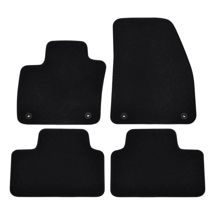 Tapis de sol - Volvo - XC40 - 4 pièces - Velours imperméable - Antidérapant