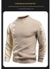 2025 Men's Color Block Knit Sweater: Trendy Loose Korean Style Autumn/Winter Base Layer