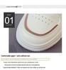 2025 Spring Women's White Breathable Versatile Sneakers - Casual Canvas with Soft Sole for Spring & Autumn