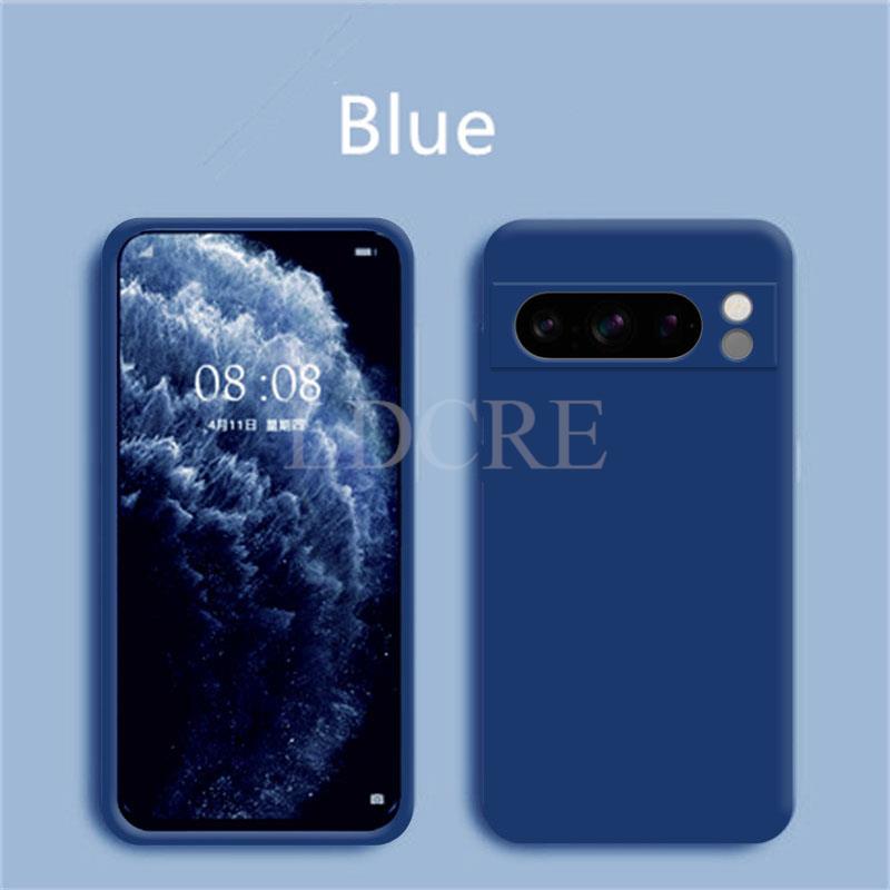 For Google Pixel 8 Pro Case Liquid Silicone For Pixel 8 Pro 7A 7 Pro 6 6A 7A Cover TPU Fundas Protective Case Pixel 8 Pro Cover