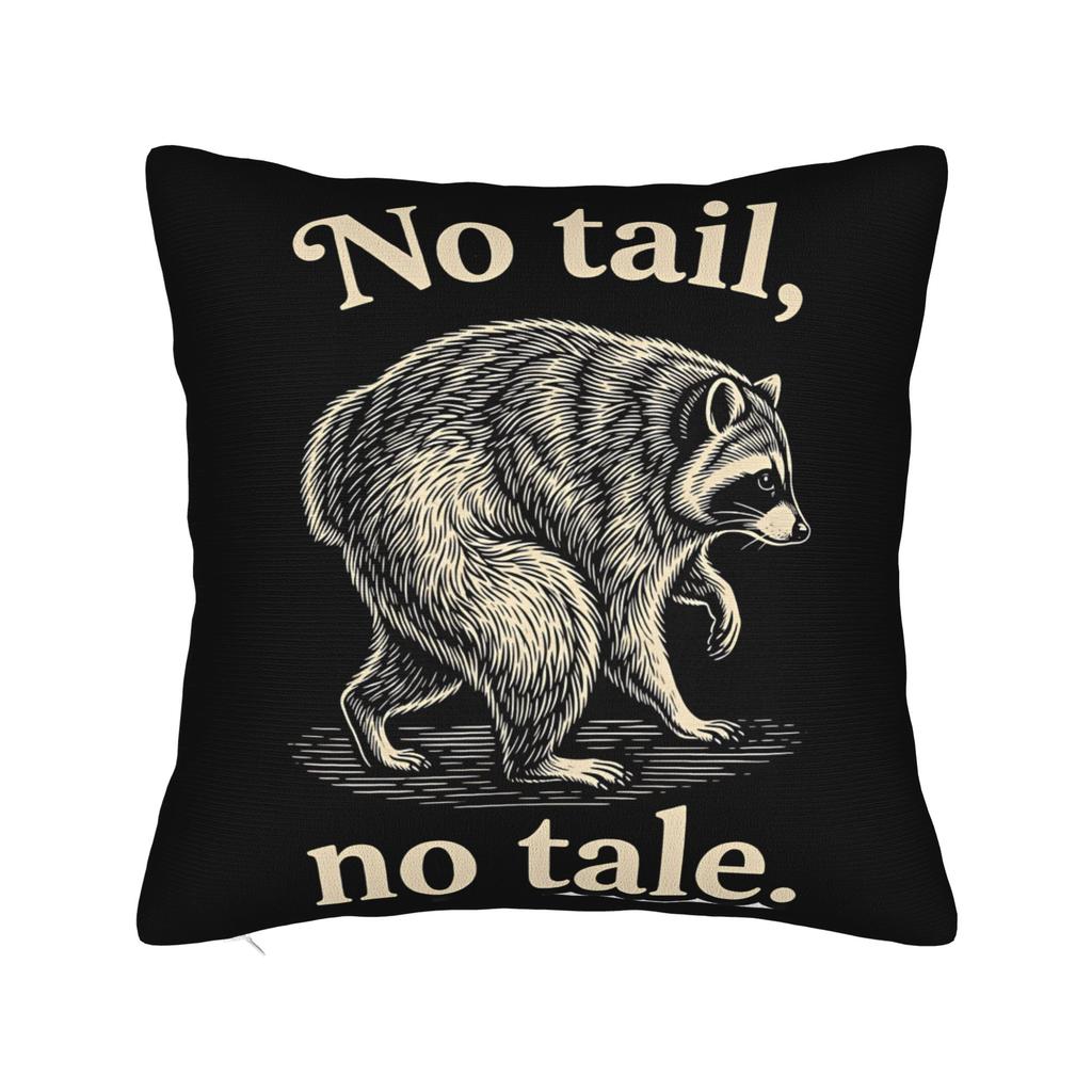 Jimothy the Ballard Seattle Raccoon Pillow Case Retro Trendy Pillow Cover Custom Pillowcases For Sofa Couch Bed Living Room