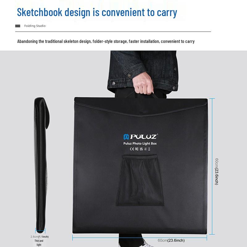 PULUZ 60cm LED Soft Light Photo Studio Kit