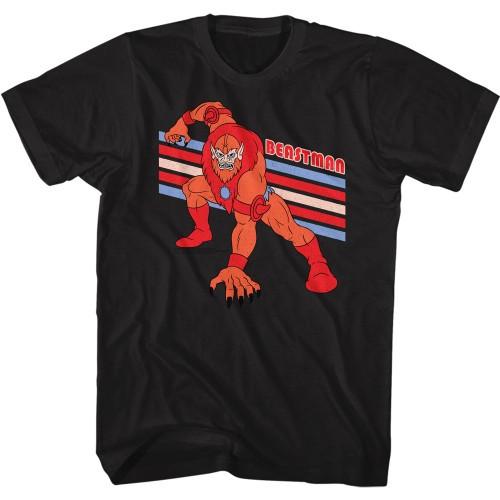 Masters of the Universe Beast Man Black Adult TShirt Unisex T-Shirt S