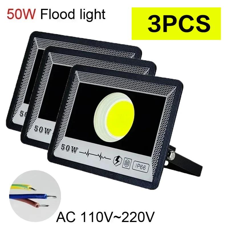 AC LED FloodLight Waterproof High Bright Outdoor Garden Projector Lighting 50W 100W 200W 300W 500W Spotlight Wall Flood Lights