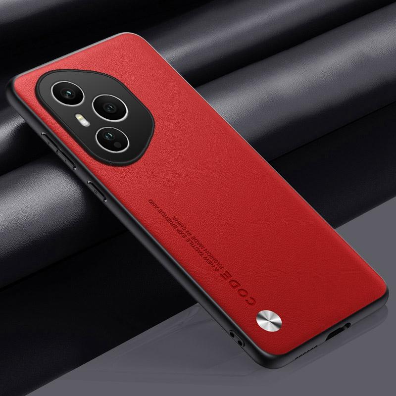 

Роскошный чехол для телефона из ПУ кожи для Honor 400 Pro, задняя крышка, силиконовый противоударный чехол с полной защитой для Honor400 Pro 5G 400Pro For Honor 400 Pro красный