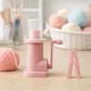 Hand Operated Hand Knitting Machine Simple Design Crocheting Tool DIY Braiding Spool with Clip Hand Crank Yarn Knitting Tool