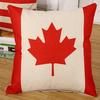 Flag Square Pillow Cover Cushion Case Toss Pillowcase Hidden Closure