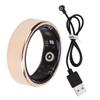 Smart Ring Waterproof Multifunctional Gold Color Deep Sleep Fitness Monitor Ring for Home