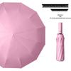 Dual-Use Extra-Large Folding Umbrella: Anti-UV, Rain or Shine, For Two