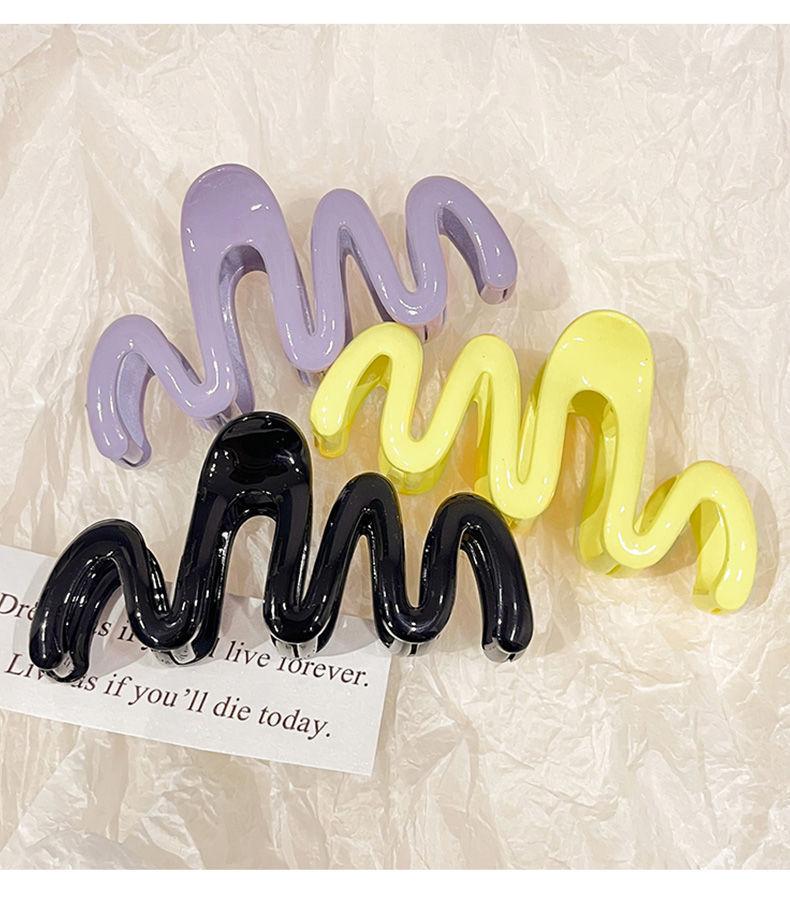 Jelly color shark hairpins 1 PC with as a head accessory wavy low-neck hairpin clips series resembling hairstyle Jewelry