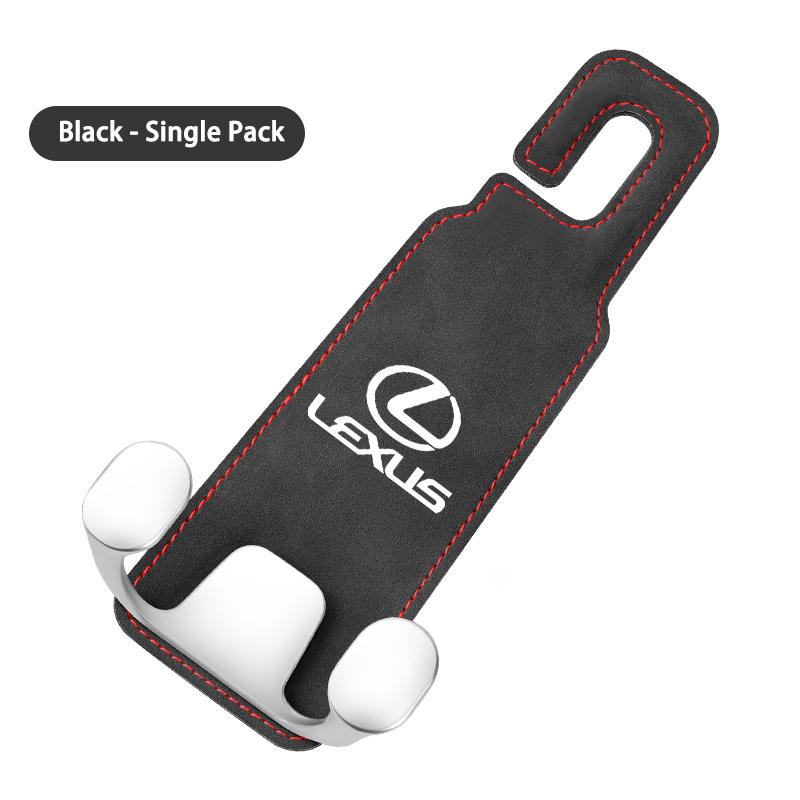 

Car Back Seat Headrest Hook Backseat Organizer Hanger Auto Seat Hook Hangers for Lexus RX330 Fsport IS200 IS250 RX350 GX Car чорний