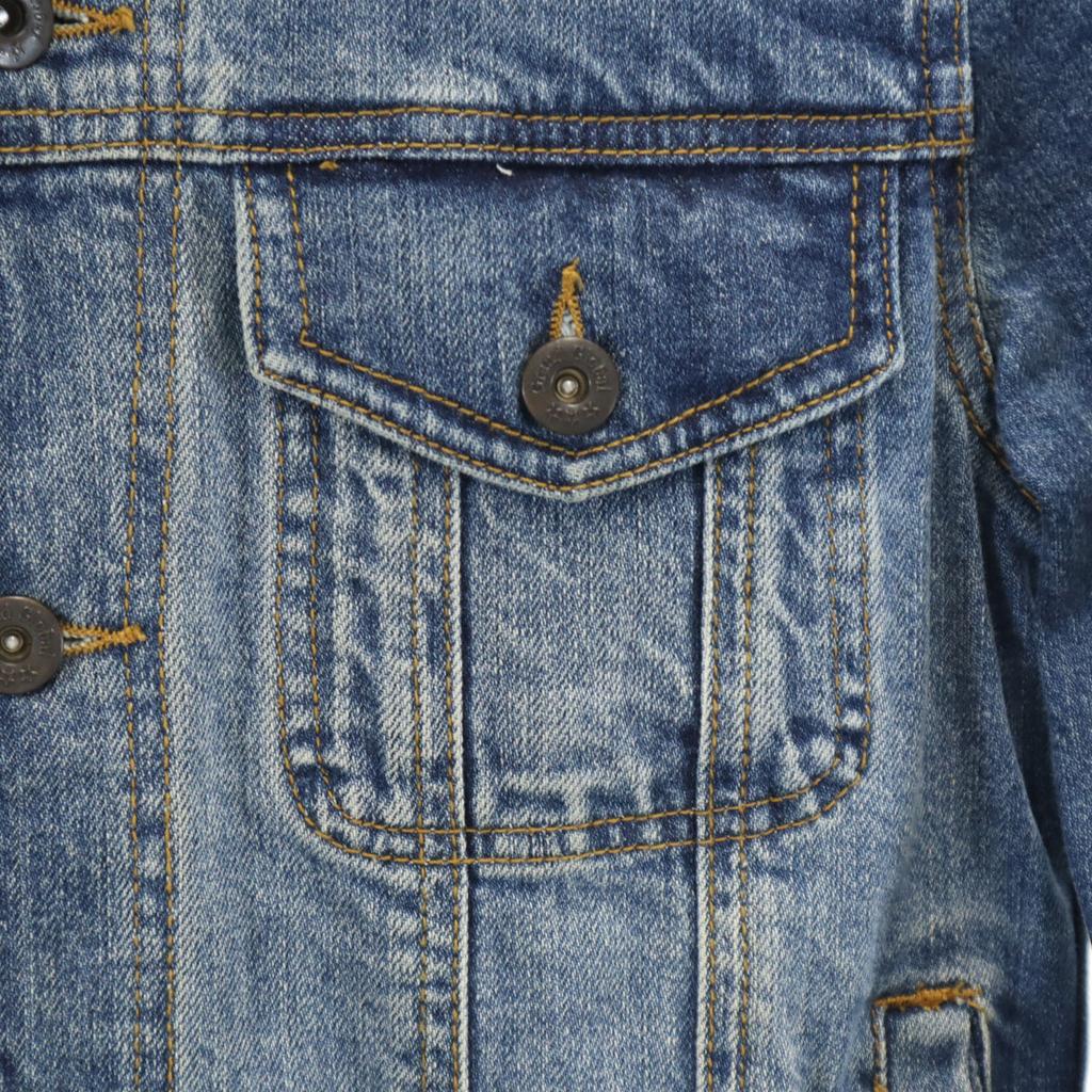 Grand Global Okayama Denim Jacket 38 Wash Blue Denim Jacket Trucker Men's Used