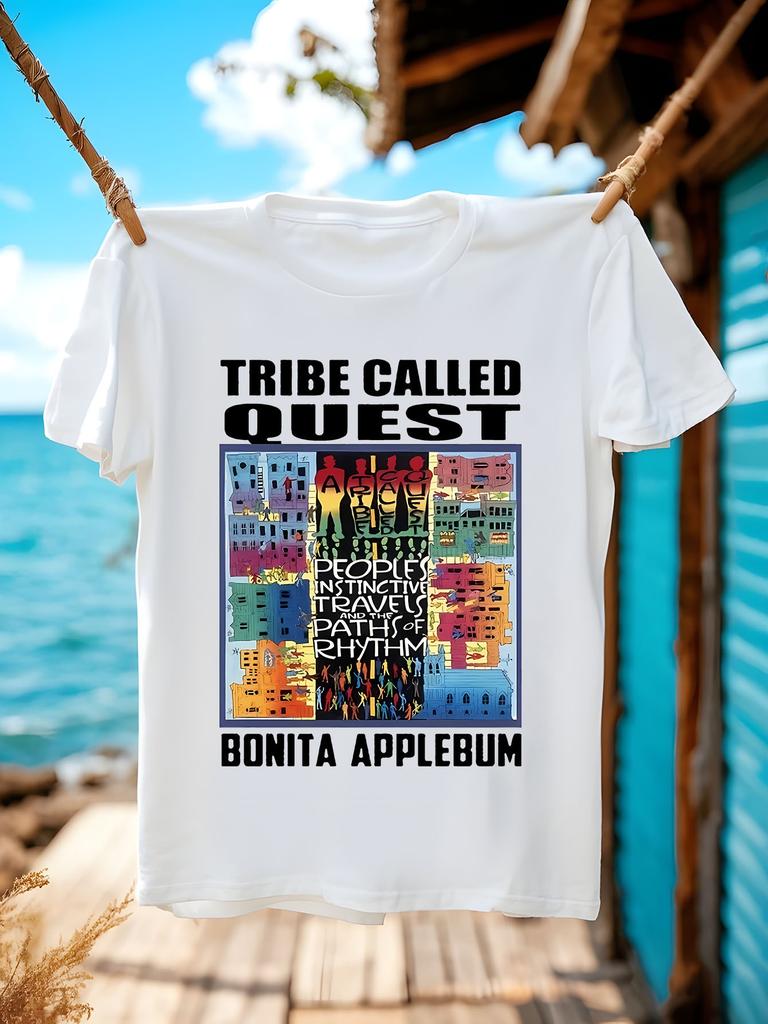 Vintage 90s HipHop Graphic Tshirt Tribe Called Quest Boni...