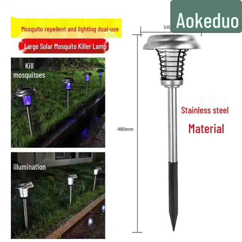 AOKEDU Solar Outdoor Mosquito Killer Lamp