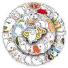 50-Pack Chiikawa Bear Stickers: Cute, Waterproof Cartoon Decorations for Phones & Computers