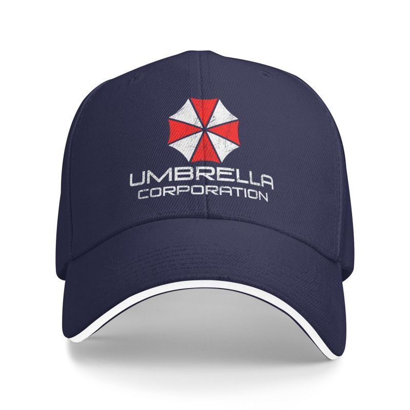 Umbrella Corporation Baseball Cap Retro Adjustable Sandwich Hats for Men Women Breathable Dad Hat Running Golf