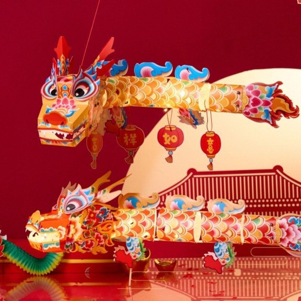 Flying Portable Dragon Lantern Chinese Style Mid-Autumn Festival Lantern  Spring Festival
